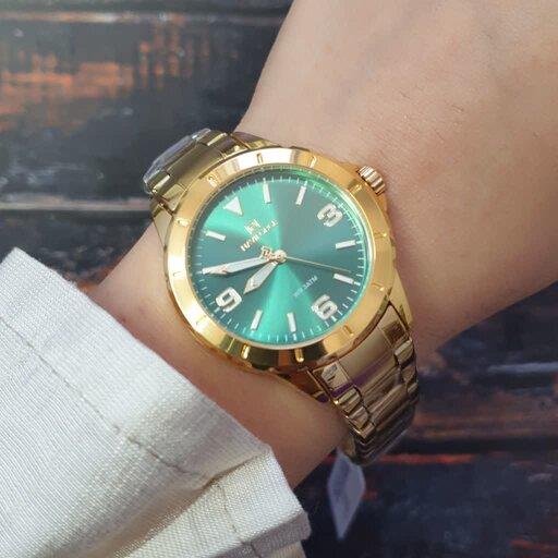 ساعت مچی زنانه ناویفورس اورجینال سبز رنگ صفحه NAVIFORCE